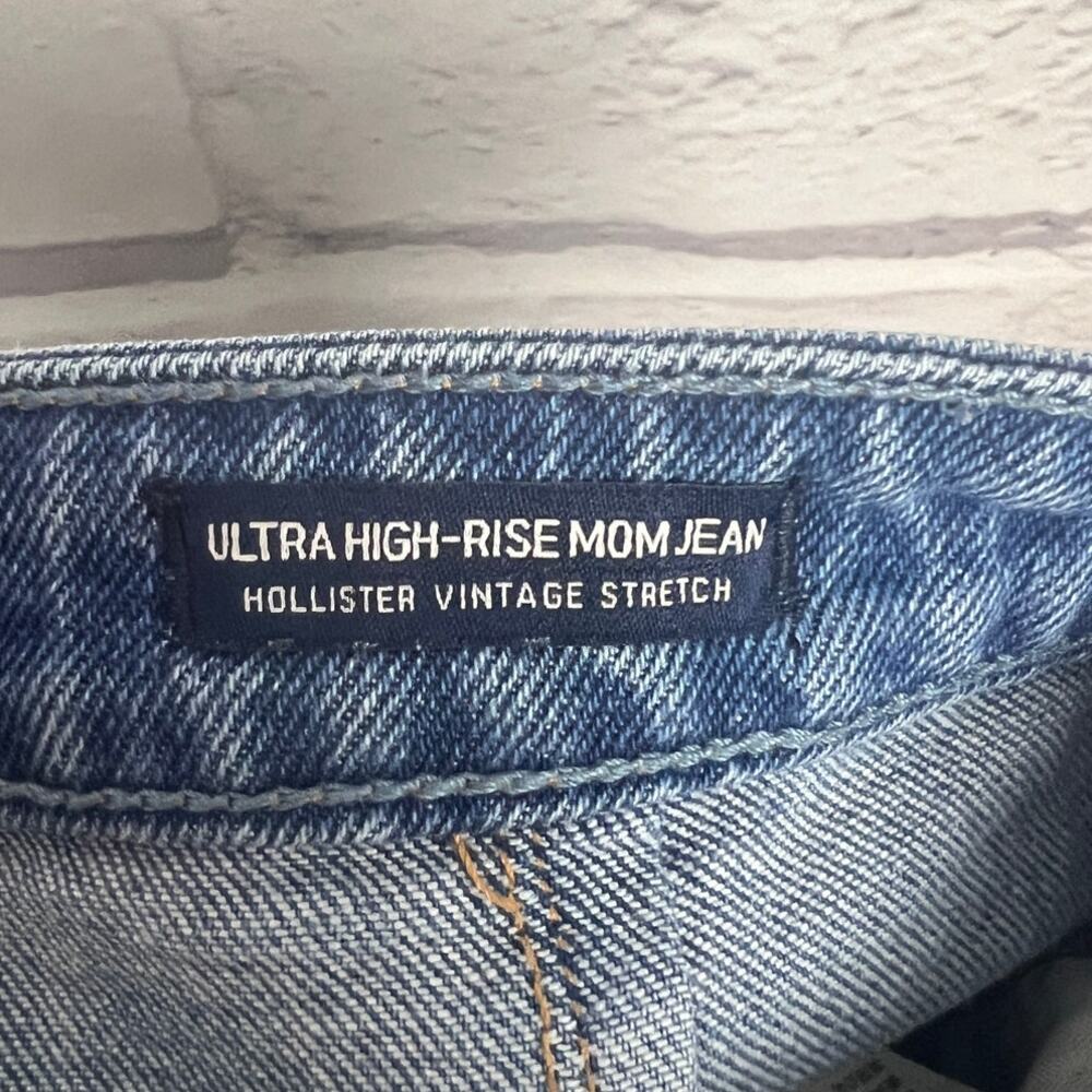 Hollister Womens 5 Y2K 90s Grunge Retro Minimalist Ultra High Rise‎ Mom Jeans - Picture 6 of 12